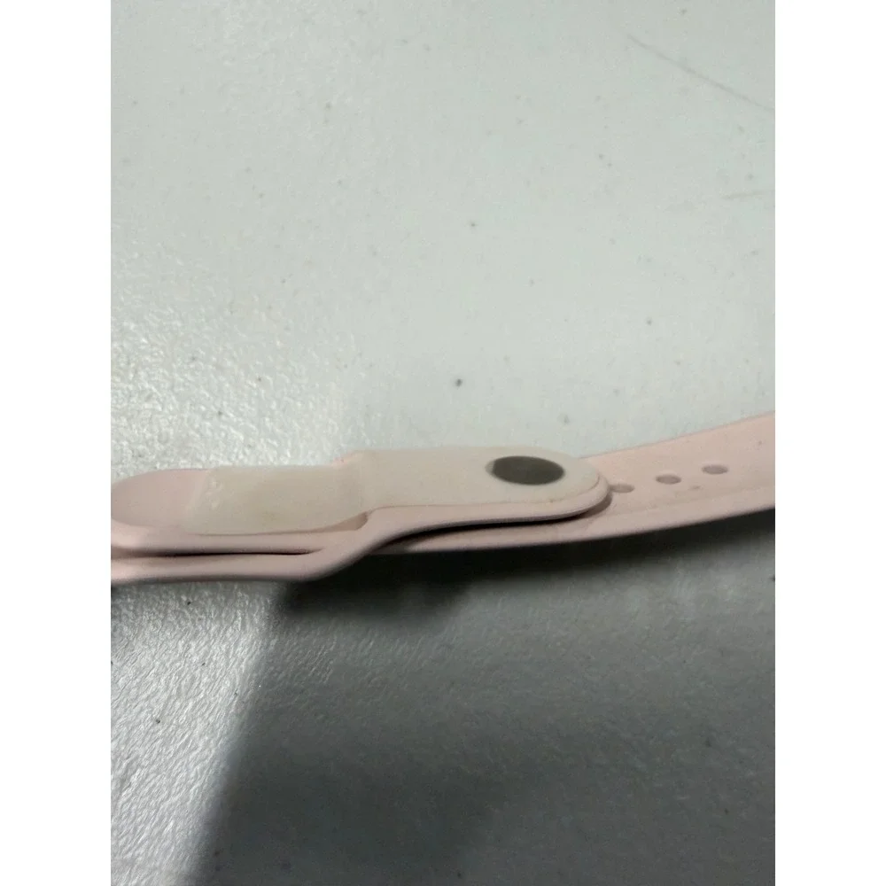 Apple Watch Sport Band 38mm Pink Sand Silicone Replacement Strap Pink‎ NEW